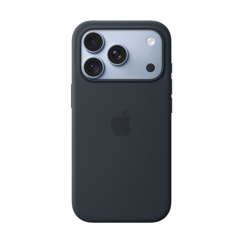 Apple iPhone 18 Pro funda de silicona con MagSafe – azul marino