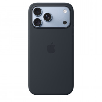 Apple iPhone 18 Pro Max funda de silicona con MagSafe – azul marino