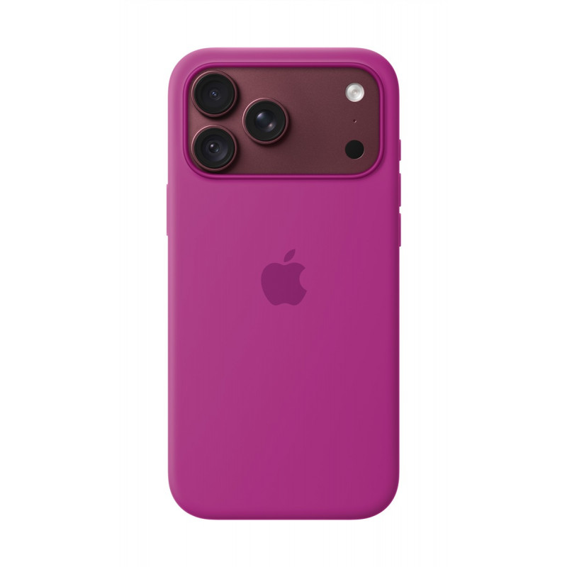 Apple iPhone 18 Pro Max funda de silicona con MagSafe – magenta