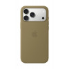 Apple iPhone 18 Pro Max funda de silicona con MagSafe – oliva