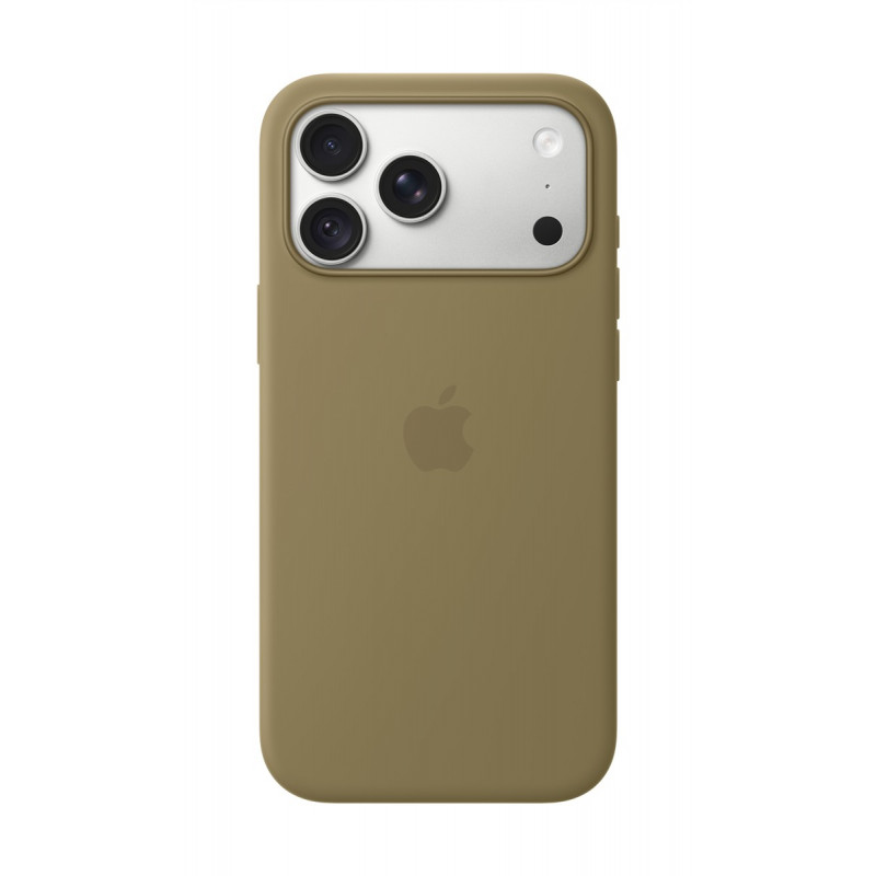Apple iPhone 18 Pro Max funda de silicona con MagSafe – oliva