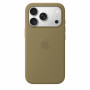 Apple iPhone 18 Pro funda de silicona con MagSafe – oliva