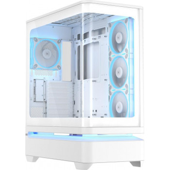 ASUS PRIME AP304 TG ARGB carcasa de PC semitorre ATX blanca
