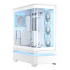 ASUS PRIME AP304 TG ARGB carcasa de PC semitorre ATX blanca
