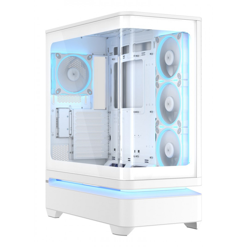 ASUS PRIME AP304 TG ARGB carcasa de PC semitorre ATX blanca