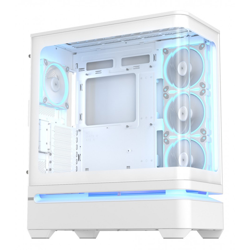 ASUS PRIME AP304 TG ARGB carcasa de PC semitorre ATX blanca