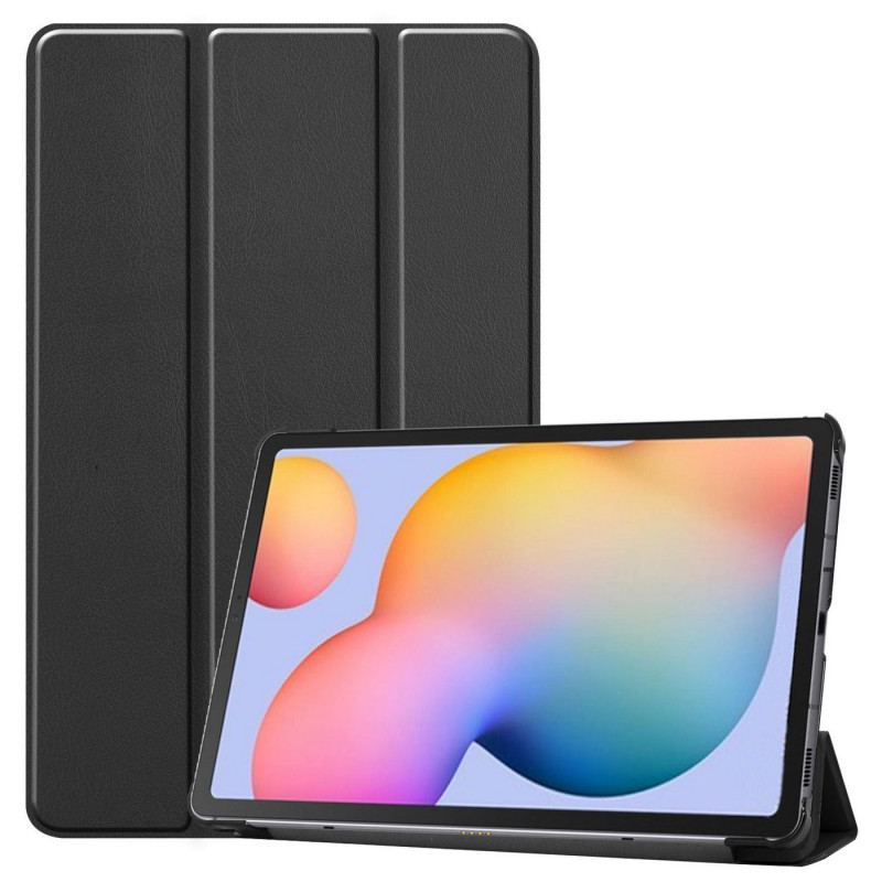 eSTUFF funda para tablet Samsung Galaxy Tab S8+/S7+/S7 FE, frontal de piel, parte trasera de PC rígido