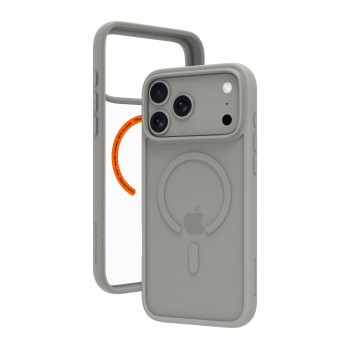 dbramante1928 funda Grenen Ultra RS MagSafe para iPhone 17 Pro Max / 18 Pro Max, D3O, Frosted Clear