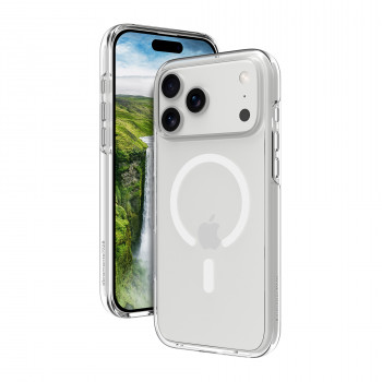 dbramante1928 funda Iceland Ultra para Apple iPhone 17 Pro Max / 18 Pro Max, MagSafe, D3O, transparente