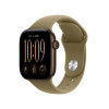 Apple Watch Series 12 GPS + Cellular 42 mm carcasa de aluminio bronce oscuro con correa deportiva oliva - S/M