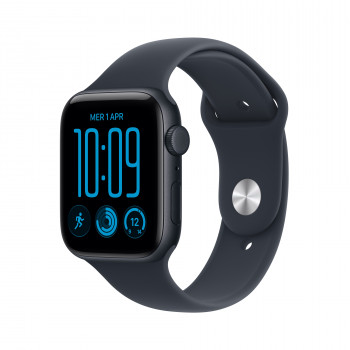 Apple Watch SE 3 GPS + Cellular 44 mm carcasa de aluminio medianoche con correa deportiva azul – M/L