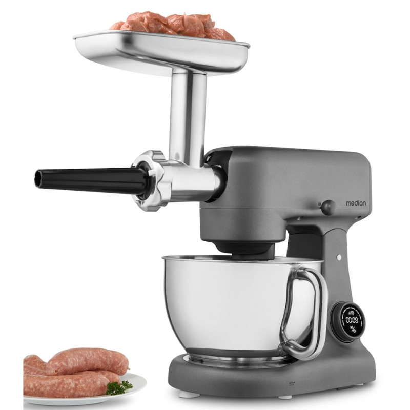 Medion MD12600 robot de cocina digital, 800 W, bol de 4,6 L (50076302)