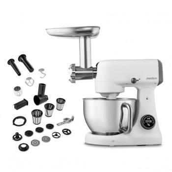 Medion MD12600 robot de cocina digital, 4,6 L, blanco