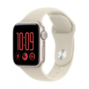 Apple Watch SE 3 GPS + Cellular 40 mm carcasa de aluminio blanco estrella con correa deportiva arena – S/M