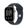 Apple Watch Series 12 GPS + Cellular 46 mm carcasa de aluminio gris con correa deportiva azul – M/L