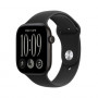 Apple Watch Series 12 GPS 46 mm carcasa de aluminio negra con correa deportiva negra – M/L