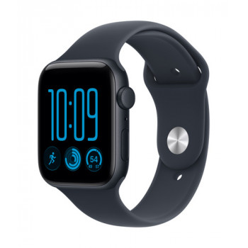 Apple Watch SE 3 GPS 44 mm carcasa de aluminio medianoche con correa deportiva azul – M/L