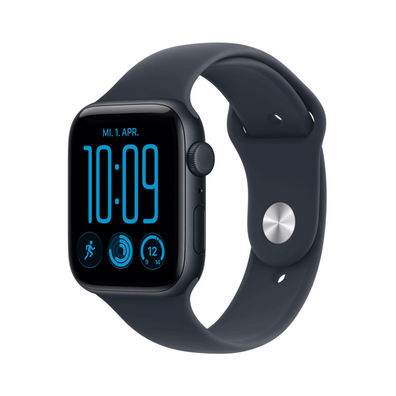 Apple Watch SE 3 GPS + Cellular 44 mm carcasa de aluminio medianoche con correa deportiva azul – S/M
