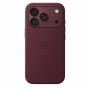 Apple iPhone 18 Pro Funda de silicona con MagSafe – Borgoña