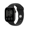 Apple Watch Series 12 GPS + Cellular 46 mm Caja de aluminio Negra con correa deportiva Negra – S/M