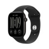 Apple Watch Series 12 GPS 46 mm Caja de aluminio Negra con correa deportiva Negra – S/M