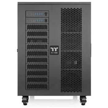 Thermaltake AX1000 TG Caja para PC de estación de trabajo, Negra