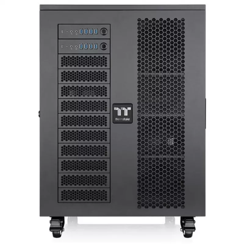 Thermaltake AX1000 TG Caja para PC de estación de trabajo, Negra