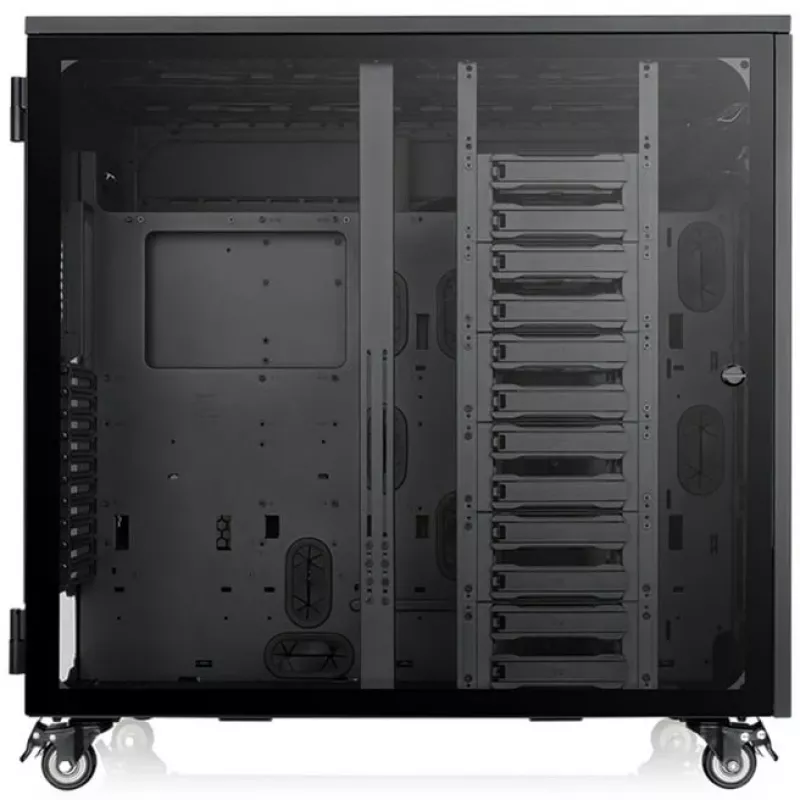 Thermaltake AX1000 TG Caja para PC de estación de trabajo, Negra