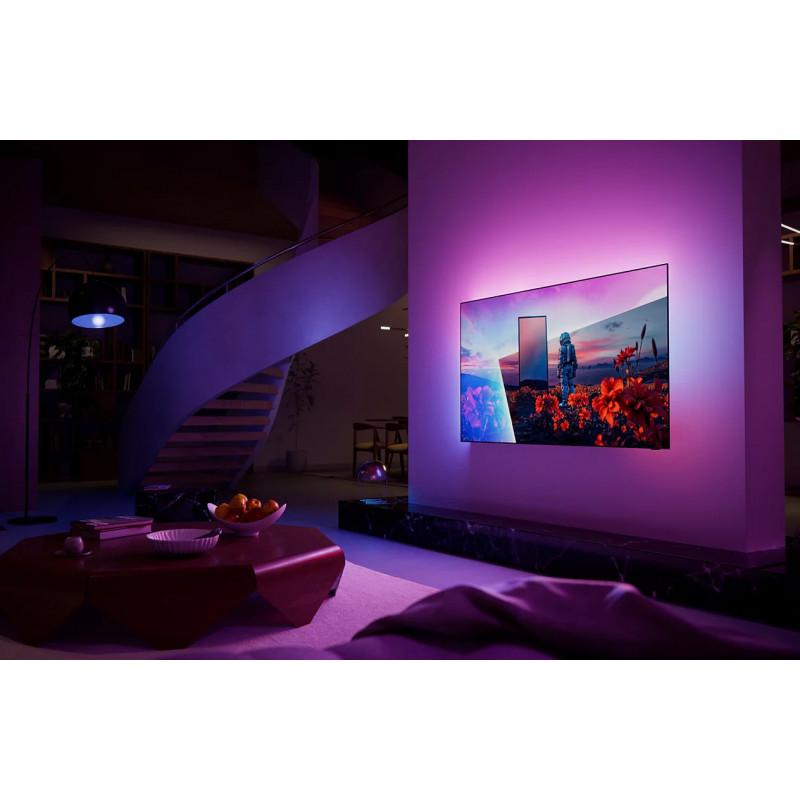 Philips 65OLED811 65 pulgadas (164 cm) Smart TV OLED 4K UHD con Ambilight, Titan OS