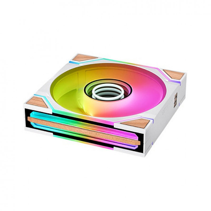 Thermaltake SWAFAN 120 EX INFINITY Snow Wood Edition Ventiladores para caja pack de 3