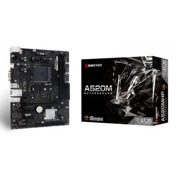 Biostar A520MHP 2.0 AMD A520 AM4 Micro-ATX Placa base