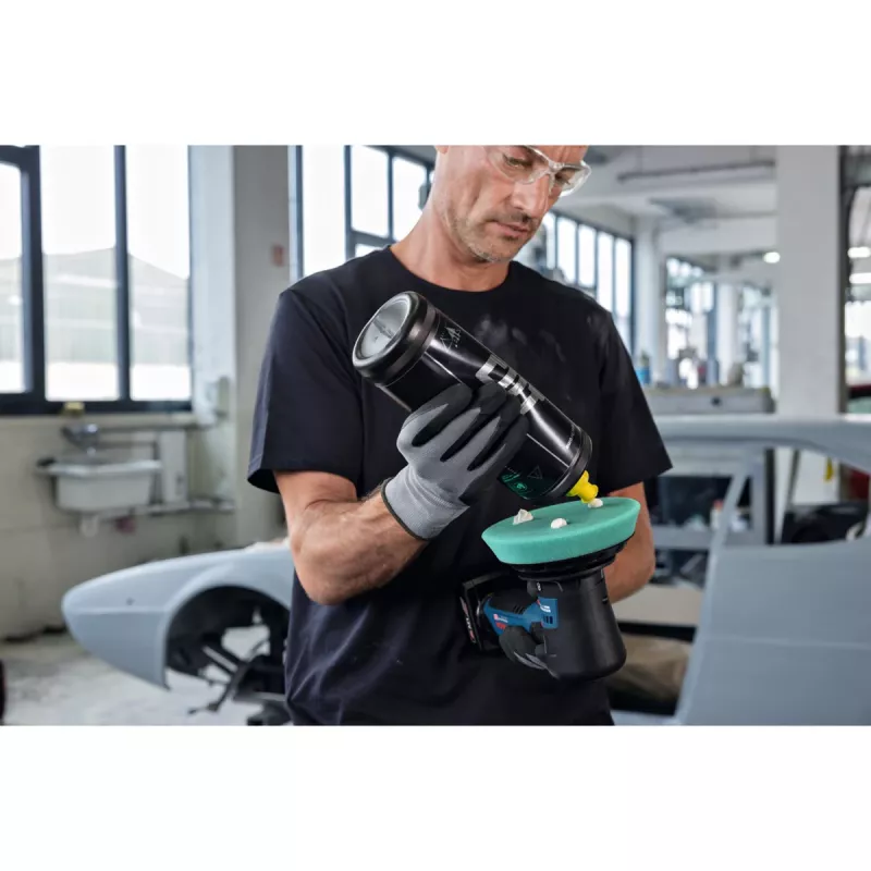 Bosch GPX 12V-125 Professional Pulidora a batería 06019L4100, 12 V, 125 mm, azul/negro, Solo (sin batería ni cargador)