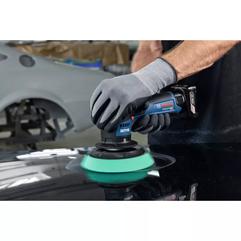 Bosch GPX 12V-125 Professional Pulidora a batería 06019L4100, 12 V, 125 mm, azul/negro, Solo (sin batería ni cargador)