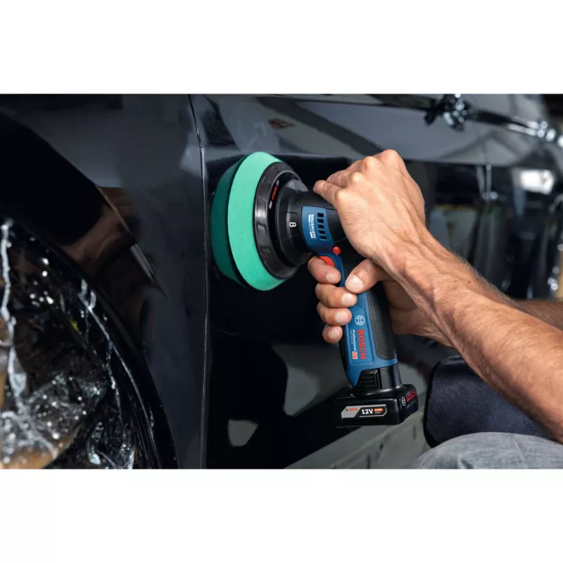 Bosch GPX 12V-125 Professional Pulidora a batería 06019L4100, 12 V, 125 mm, azul/negro, Solo (sin batería ni cargador)