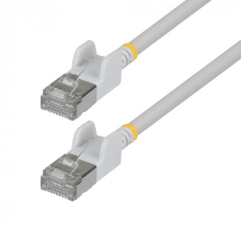 StarTech Slim Cat6a U/FTP Cable de conexión RJ45, 2 m, blanco