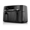 Bosch Serie 4 MAFD440B7 Freidora de aire Dual-Basket, 9 L, 2500 W, negra