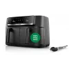 Bosch Serie 4 MAFD440B7 Freidora de aire Dual-Basket, 9 L, 2500 W, negra