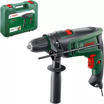 Bosch UniversalImpact 7500 Taladro percutor, 750 W, verde/negro, con maletín (0603313401)