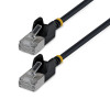 StarTech cable de red Cat6a U/FTP Slim RJ45, 0,3 m, negro