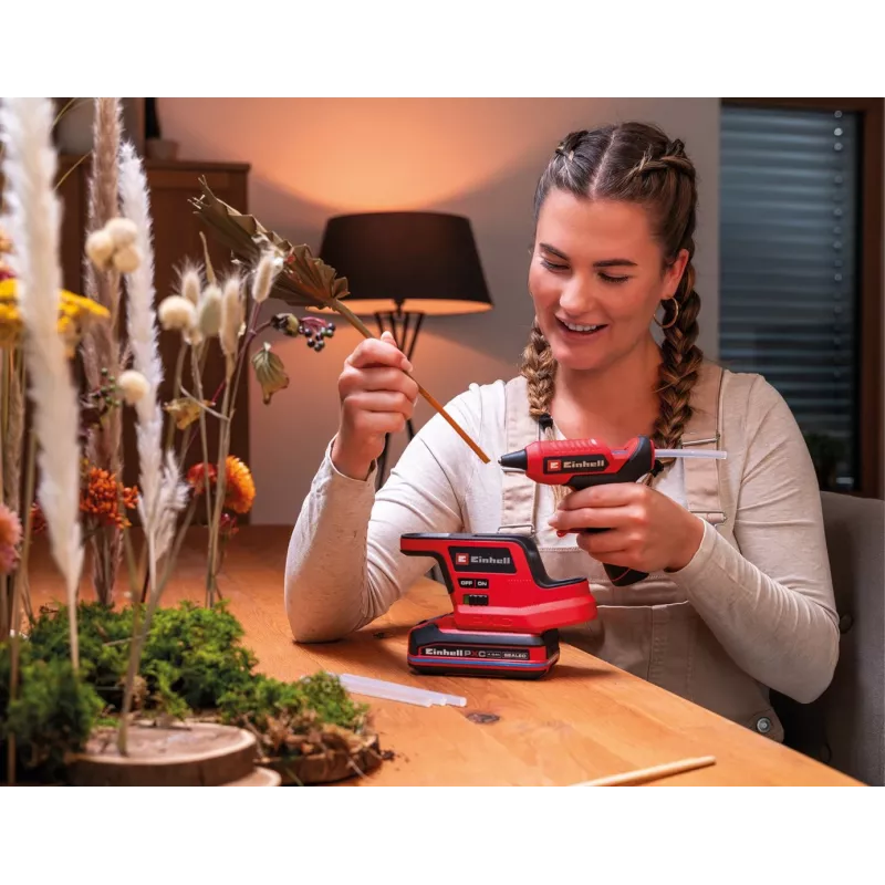 Einhell TE-CG 18/7 Li - Solo pistola de silicona caliente a batería