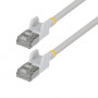 StarTech cable de red Cat6a U/FTP Slim RJ45, 0,3 m, blanco