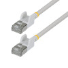 StarTech cable de red Cat6a U/FTP Slim RJ45, 0,3 m, blanco