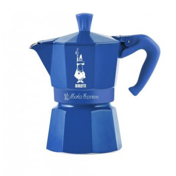 Bialetti Candyland Moka Express 3TZ cafetera manual, 150 ml, azul