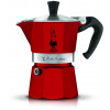 Bialetti Candyland Moka Express 3TZ cafetera manual, 150 ml, rojo