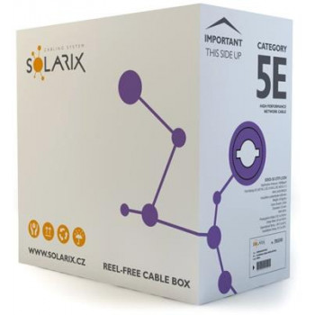 SOLARIX cable de red Cat5e U/UTP, 500 m, LSZH