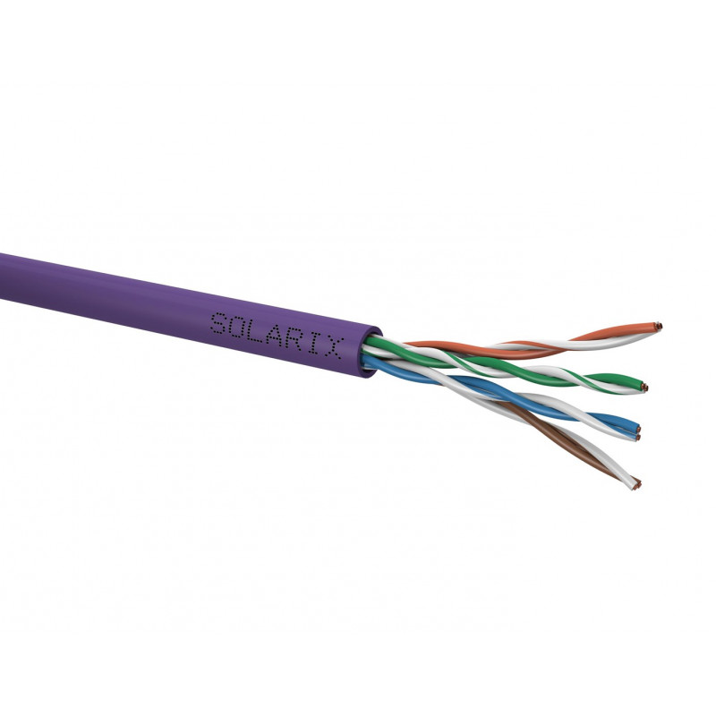 SOLARIX cable de red Cat5e U/UTP, 500 m, LSZH