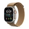 Apple Watch Ultra 4 GPS + Cellular 49mm caja de titanio natural con correa Desert Alpine Loop - M