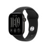 Apple Watch Series 12 GPS 42 mm carcasa de aluminio negro con correa deportiva negra – M/L