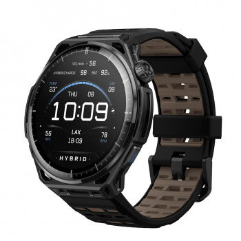 Amazfit Balance 3 51 mm smartwatch titanio negro con AMOLED, cristal de zafiro, GPS de doble banda, 10 ATM, modo golf y HYROX