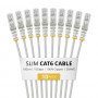 StarTech.com cable de red Slim Cat6 U/UTP RJ45, 1 m, gris, pack de 10